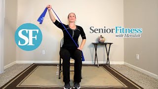 Senior Fitness  Seated Resistance Band Workout For Beginners [upl. by Harim]