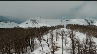 Cerro Chapelco  Patagonia Argentina  video 4K aéreo [upl. by Elatnahs]