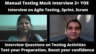 Software Testing Interview For Experienced Manual Testing Mock Interview [upl. by Jarnagin996]