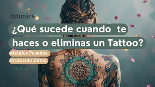 ¿Qué ocurre en nuestro organismo cuando te haces o eliminas un Tattoo [upl. by Alda]