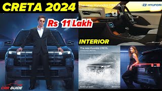 2024 Hyundai Creta Facelift OFFICIAL VIDEO  Launch Date  Price in India  Kia Seltos Rival🔥 [upl. by Aikemet823]