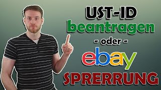 Umsatzsteuer ID Nummer beantragen amp im eBay Konto eintragen [upl. by Coltin]