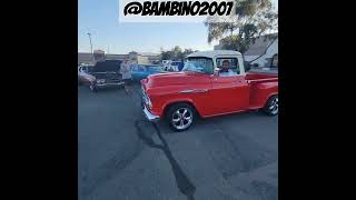 1957 Chevy 3100 shortvideo carshow chevytrucks carmeet classiccarclub oldschool classic 1957 [upl. by Aicxela]