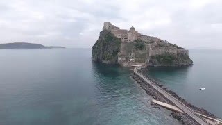 Napoli Ischia Il Castello Aragonese in volo [upl. by Grace]