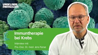 Immuntherapie bei Krebs Dr Jens Panse klärt auf [upl. by Tchao]