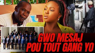 Gwo nouvelMuscadin voye Gwo Mesaj bay gang yoLavalas Estomake zen nan Cpt Fouco [upl. by Enitsrik]