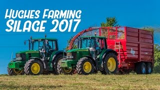 Hughes Farming  Silage 2017 [upl. by Adiaz]