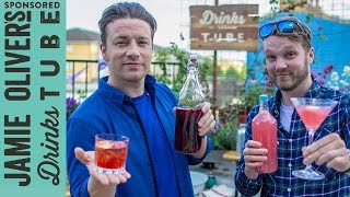 Batched Cocktail Recipes Negroni amp Cosmopolitan  Jamie Oliver amp Rich Hunt [upl. by Elcarim631]