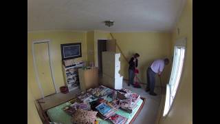 Bedroom remodel time lapse  DIY [upl. by Grenville]