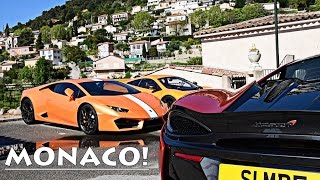 OUR SUPERCARS amp THE BATMOBILE HIT MONACO [upl. by Kcaz466]