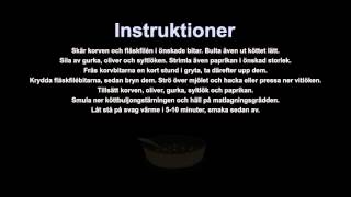 Ett recept till kreolsk gryta [upl. by Ettevol375]