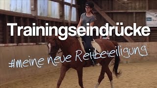 Trainingseindrücke  neue Reitbeteiligung  Sarah Sahne [upl. by Lseil]