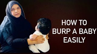 How to correctly Burp a baby [upl. by Ylreveb]