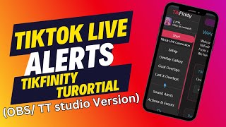 Tik Tok Studio Tips Live Alerts Tikfinity Tutorial [upl. by Nilla256]