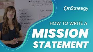 How to Write a Mission Statement [upl. by Ransell]