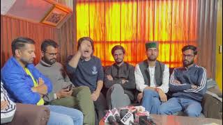 District Media Association Doda press conference regarding use of unparliamentary language by Mehraj [upl. by Ervine]