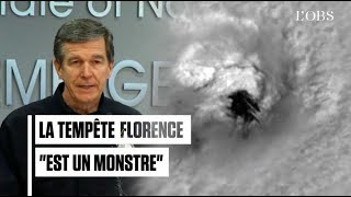 quotCette tempête est un monstrequot  lavertissement dun gouverneur avant larrivée de Florence [upl. by Berg]