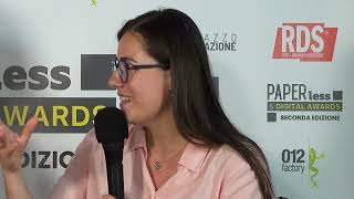 Intervista a Valeria Alinei di GAV Projects – Paperless amp Digital Awards II Edizione [upl. by Etram]