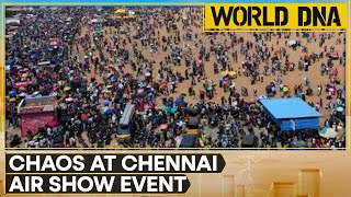 Chaos At Chennai Air Show Event 5 Dead  World DNA  World News  Latest English News  WION [upl. by Asiela]