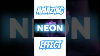 How To Create A NEON Text Effect in 🔥PowerPoint🔥 shorts [upl. by Eceinehs]