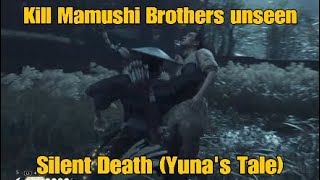 Ghost of Tsushima  Find all Mamushi brothers stealth HARD Silent Death Yunas Tale [upl. by Rimat137]