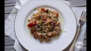 Risotto z owocami morza z mrożonek [upl. by Linn]