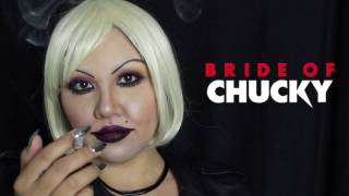 Bride of Chucky l Tiffany l Makeup Tutorial [upl. by Halimak659]