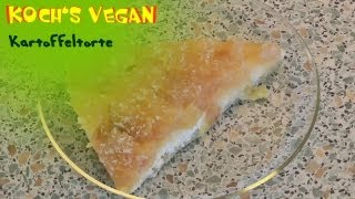 vegane Kartoffeltorte  Torte backen  vegane Rezepte von Kochs vegan [upl. by Koa]