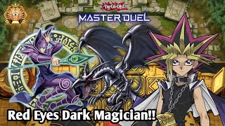 RedEyes Dark Magician Deck  God Tier Dark Magician  Negate Opponent  YuGiOh Master Duel [upl. by Rabaj]