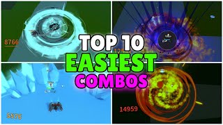 Top 10 Easiest OneShot Combos  Blox Fruits Update 20 [upl. by Oran933]