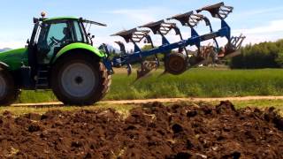 Deutz agrotron 200 e rabe supertube180 aratura loietto [upl. by Tracee]