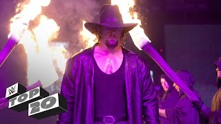 The Undertakers 20 greatest moments  WWE Top 10 Special Edition [upl. by Devinna182]