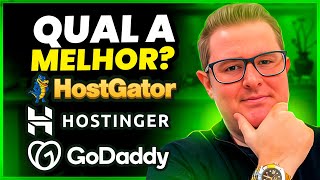 Qual a Melhor Hospedagem de Sites GoDaddy x Hostinger x HostGator [upl. by Sherborne865]