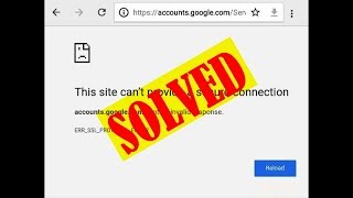 Easy Ways SSL Connection Error ERRSSLPROTOCOLERROR Chrome [upl. by Panta]