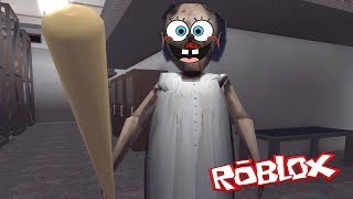 VIREI A VOVÓ GRANNY  BoB Esponja no Roblox [upl. by Scevour]