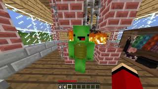 WHY JIGSAW Kidnapped JJ JJ and MIkey Find him in Minecraft Maizen [upl. by Ainesey]