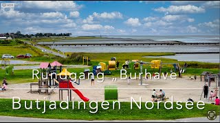 Rundgang Nordseebad quotBurhavequot Butjadingen 👍🛳️⛵️🚲😍 [upl. by Anirdnaxela]