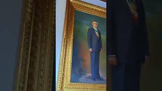 Develan retrato de AMLO en la Histórica Galería de Presidentes de Palacio Nacional [upl. by Etnwahs904]