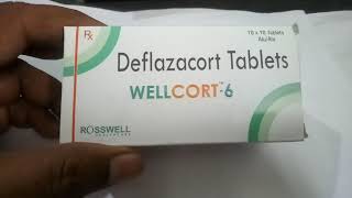 Wellcort 6mg Tablet View Uses Side Effects Price in hindi [upl. by Nido]