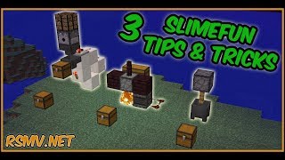 3 Slimefun Tips amp Tricks [upl. by Drofwarc854]