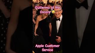 Tim Cook Guillermo Oscars 2024 Apple customer service is terrible 😂 shorts oscars2024 guillermo [upl. by Alihs]