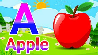 a for apple b for ball c for cat d for dog abcd phonics song alphabets english varnamala [upl. by Jeana]