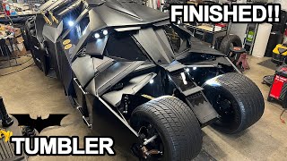 Batman Tumbler Tribute PART 4 ALL FINISHED Final Assembly [upl. by Edras]