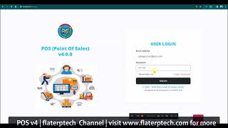 Multi Store Point of Sales POS V4 in PHP with Free Source Code [upl. by Azilem780]