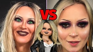 Chuckys Bride makeup transformation challenge [upl. by Stephenson]