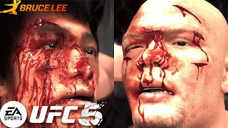 UFC 5  Bruce Lee VS Anthony Smith  PS5 [upl. by Grenier]