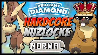 Pokemon Brilliant Diamond  Normal Types Only  Hardcore Nuzlocke [upl. by Dhiren]