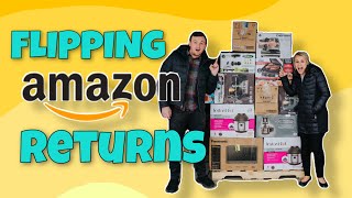 WE TRIED FLIPPING AN AMAZON RETURNS PALLET  Can We Pay Our Mortgage With The Profit [upl. by Llirret]