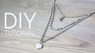 Layer Kette  DIY Anleitung  Perlenladen Online [upl. by Cerelia]