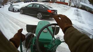 Homemade tractor moving snow and dirt for Кирилл [upl. by Genni117]